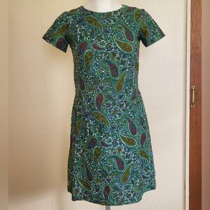 Adorable Retro 1960s/70s Paisley Dress
